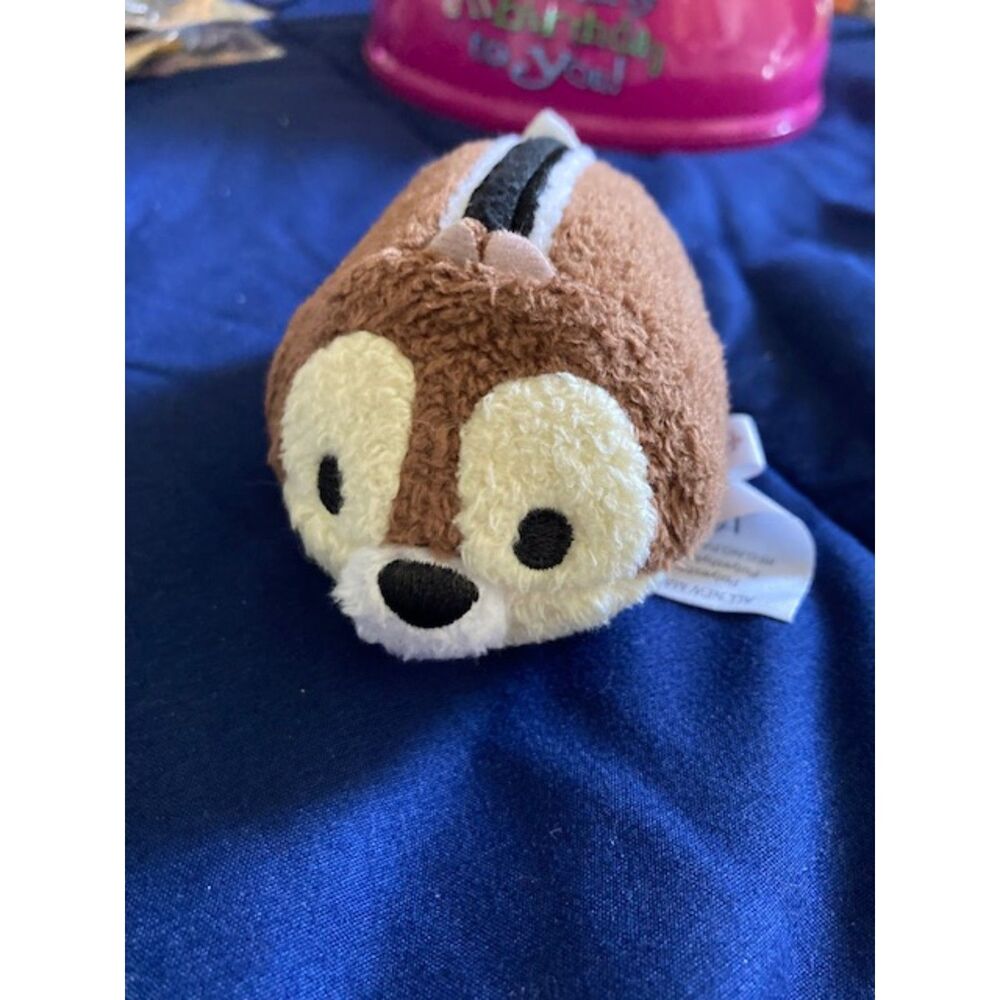 Disney Chip Tsum Tsum Plush Mini Chip & Dale Stuffed Toy Authentic